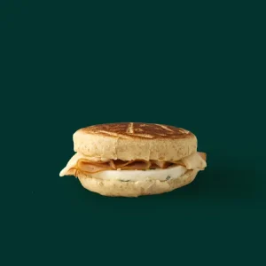 Turkey Ham, Egg White & Cheese on Whole English Muffin