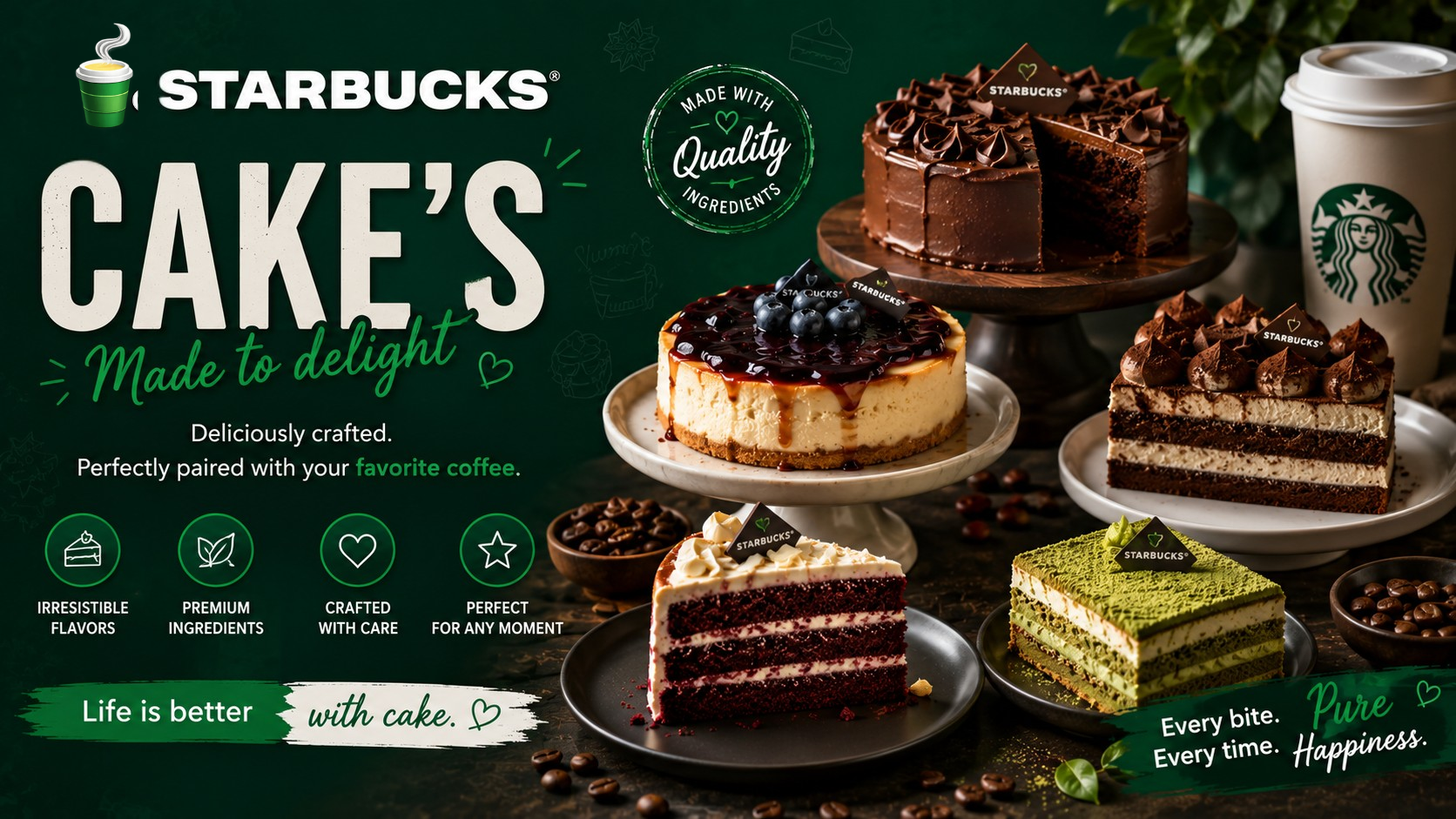 Starbucks Cake Menu